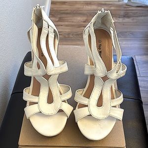 Cute High Heel Wedges—Size 9